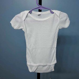 4/$10 Infant White Onesie |Size: M